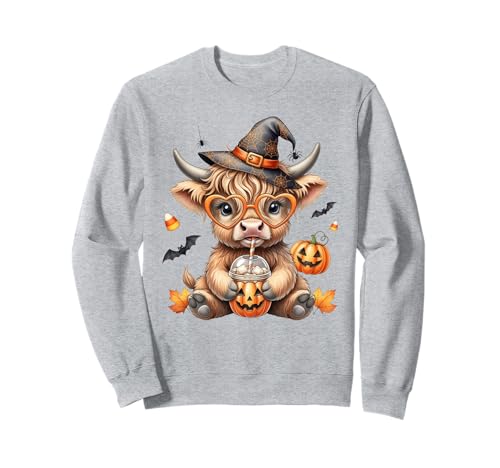 Howdy Halloween Lustiges Hochlandkuh Gruselsaison Herren Damen Sweatshirt Howdy Halloween Lustiges Hochlandkuh Gruselsaison Herren Damen Sweatshirt von Funny Halloween Party Pumpkin Trick or Treat Gift
