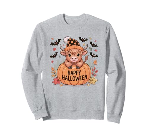 Howdy Halloween Lustiges Hochlandkuh Gruselsaison Herren Damen Sweatshirt Howdy Halloween Lustiges Hochlandkuh Gruselsaison Herren Damen Sweatshirt von Funny Halloween Party Pumpkin Trick or Treat Gift