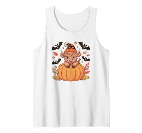 Howdy Halloween Lustiges Hochlandkuh Gruselsaison Herren Damen Tank Top Howdy Halloween Lustiges Hochlandkuh Gruselsaison Herren Damen Tank Top von Funny Halloween Party Pumpkin Trick or Treat Gift