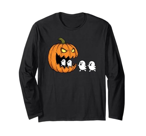 Niedliches Halloween-Geister-Design für Männer, Frauen, Kinder Langarmshirt Niedliches Halloween-Geister-Design für Männer, Frauen, Kinder Langarmshirt von Funny Halloween Party Pumpkin Trick or Treat Gift
