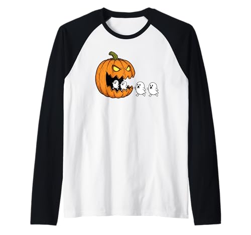 Niedliches Halloween-Geister-Design für Männer, Frauen, Kinder Raglan Niedliches Halloween-Geister-Design für Männer, Frauen, Kinder Raglan von Funny Halloween Party Pumpkin Trick or Treat Gift