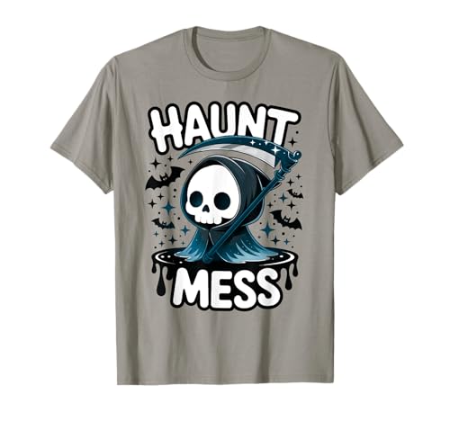 Sensenmann Spuk-Chaos Halloween Design Geschenk Männer Frauen Kinder T-Shirt Sensenmann Spuk-Chaos Halloween Design Geschenk Männer Frauen Kinder T-Shirt von Funny Halloween Party Spooky Season Ghost Graphic
