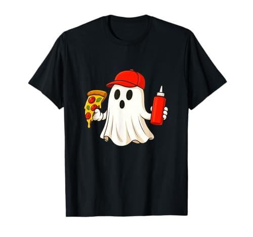 Pizza Halloween Ghost Foodie Halloween Pizza Delivery Man T-Shirt Pizza Halloween Ghost Foodie Halloween Pizza Delivery Man T-Shirt von Funny Halloween Pizza Novelty Tops ...