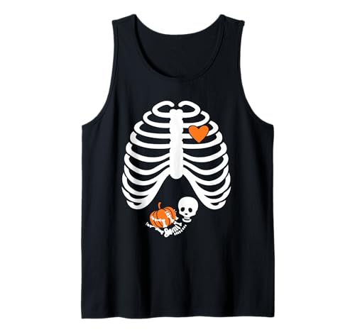 Halloween Röntgenbild Schwangerschaft erwartet Baby Design Tank Top Halloween Röntgenbild Schwangerschaft erwartet Baby Design Tank Top von Funny Halloween Pregnancy Shirts Gifts