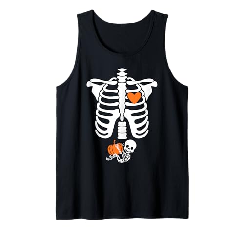 Halloween Röntgenbild Schwangerschaft erwartet Baby Design Tank Top Halloween Röntgenbild Schwangerschaft erwartet Baby Design Tank Top von Funny Halloween Pregnancy Shirts Gifts