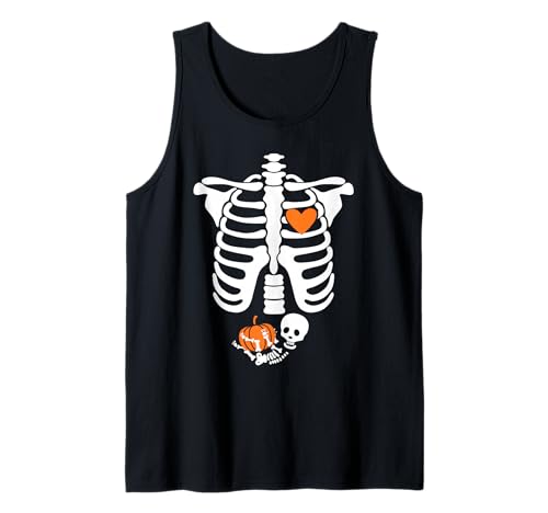 Halloween Röntgenbild Schwangerschaft erwartet Baby Design Tank Top Halloween Röntgenbild Schwangerschaft erwartet Baby Design Tank Top von Funny Halloween Pregnancy Shirts Gifts