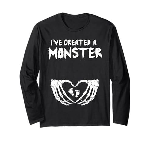 Ich Habe EIN Monster kreiert - Halloween-Schwangerschaft: Baby Wird erwartet Langarmshirt Ich Habe EIN Monster kreiert - Halloween-Schwangerschaft: Baby Wird erwartet Langarmshirt von Funny Halloween Pregnancy Shirts & Gifts