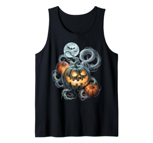 Lustiger und gruseliger Kürbis mit Geistern Jungen Mädchen Halloween Tank Top Lustiger und gruseliger Kürbis mit Geistern Jungen Mädchen Halloween Tank Top von Funny Halloween Pumpkin Gifts