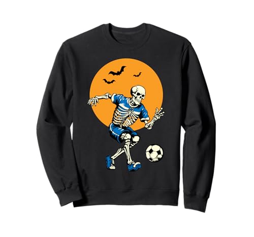 Skelett Fußball Halloween Kostüm Herren Jungen Kinder Sweatshirt Skelett Fußball Halloween Kostüm Herren Jungen Kinder Sweatshirt von Funny Halloween Skeleton Costume Gifts shirts