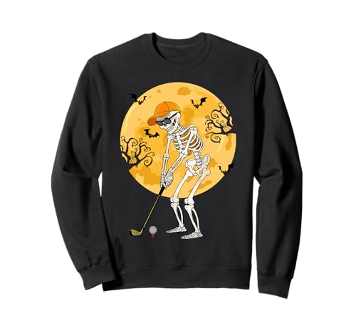 Halloween Skelett Golf Kostüm Lustig Herren Jungen Kinder Sweatshirt Halloween Skelett Golf Kostüm Lustig Herren Jungen Kinder Sweatshirt von Funny Halloween Skeleton Golf Costume Ades.Tees