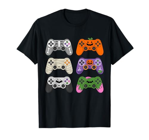 Halloween Skelett Zombie Gaming Controller Mama Jungen Kinder T-Shirt Halloween Skelett Zombie Gaming Controller Mama Jungen Kinder T-Shirt von Funny Halloween Skeleton Zombie Gaming Controllers