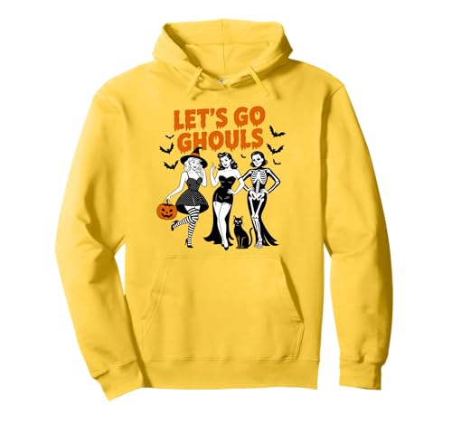 Let's Go Ghouls Halloween Party Design Geschenk Männer Frauen Kinder Pullover Hoodie von Funny Halloween Spooky Season Fall Autumn Graphic