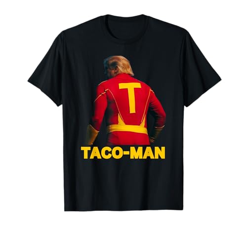 Taco-Man Lustiges Anti-Trump-Kostüm für Halloween, politische Idee T-Shirt Taco-Man Lustiges Anti-Trump-Kostüm für Halloween, politische Idee T-Shirt von Funny Halloween TACO Trump Always Chickens Out