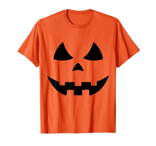 Halloween Kürbis Orange T-Shirt für Damen, Herren, Kinder T-Shirt von Funny Halloween TShirts Store