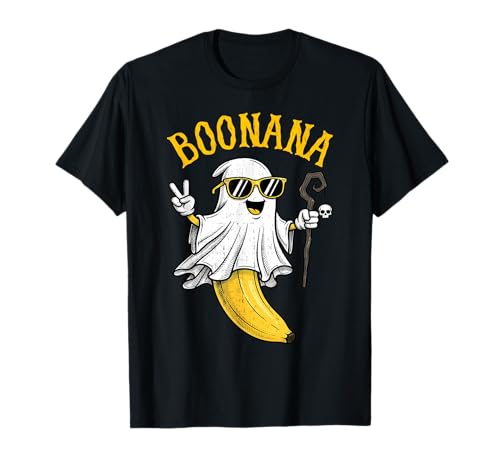 Lustige Boonana Sonnenbrille Cute Boo Lustig Halloween Herren Damen T-Shirt Lustige Boonana Sonnenbrille Cute Boo Lustig Halloween Herren Damen T-Shirt von Funny Halloween Tees for Men Women Kids.