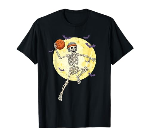 Lustiges Skelett spielt Basketball Lustig Halloween Männer Frauen T-Shirt Lustiges Skelett spielt Basketball Lustig Halloween Männer Frauen T-Shirt von Funny Halloween Tees for Men Women Kids.