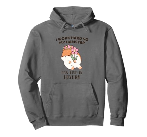 Lustiges Hamster-Besitzer-Shirt My Hamster Can Live in Luxury Kids Pullover Hoodie von Funny Hamster Owner Outfits And Gifts