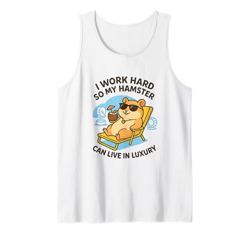 Lustiges Hamster-Besitzer-Shirt My Hamster Can Live in Luxury Kids Tank Top von Funny Hamster Owner Outfits And Gifts