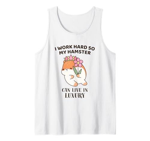 Lustiges Hamster-Besitzer-Shirt My Hamster Can Live in Luxury Kids Tank Top von Funny Hamster Owner Outfits And Gifts