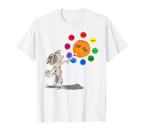 Happy Dot Day Kinder Bunte Mädchen Jungen T-Shirt von Funny Happy Dot Day Kids Colorful Girls Boys