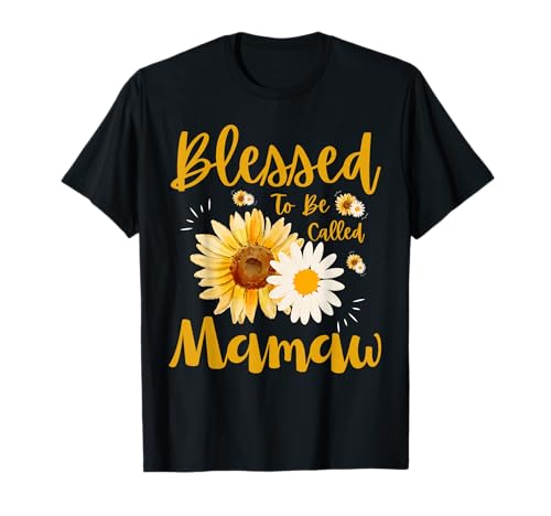 Blessed to Be Called Mamaw Frauen Floral Cute Muttertag T-Shirt Blessed to Be Called Mamaw Frauen Floral Cute Muttertag T-Shirt von Funny Happy Mothers Day 2025 Cute Floral For Women