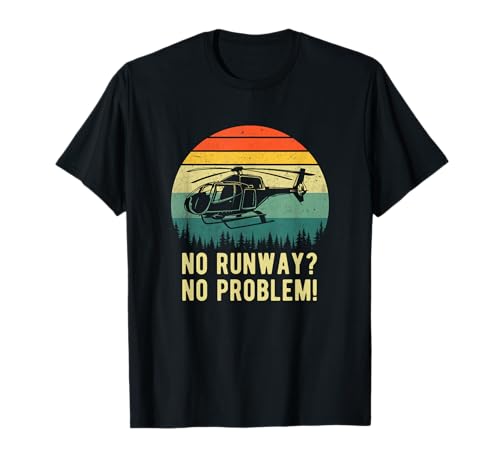 Hubschrauber Herren Damen Jungen Kinder Flugzeug Hubschrauber Pilot T-Shirt von Funny Helicopter Pilot Gift Pilot Shirts & Gifts