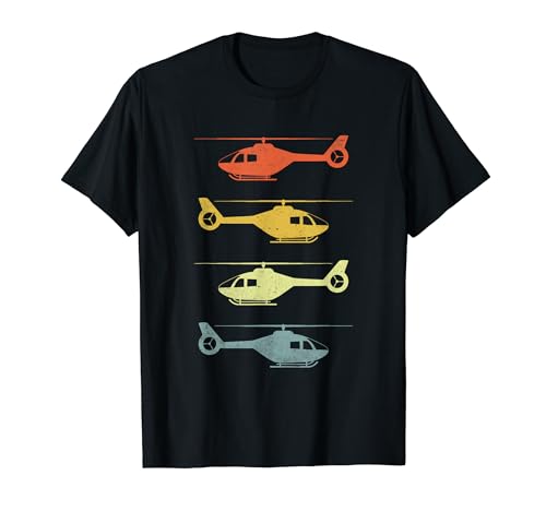 Hubschrauber Herren Damen Jungen Kinder Flugzeug Hubschrauber Pilot T-Shirt von Funny Helicopter Pilot Gift Pilot Shirts & Gifts
