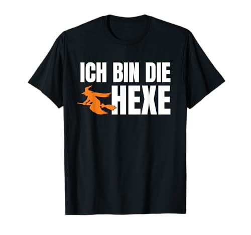 Bin Die Hexe Lustiges Partner Halloween Kostüm Hexen Damen T-Shirt Bin Die Hexe Lustiges Partner Halloween Kostüm Hexen Damen T-Shirt von Funny Hexen Halloween Designs