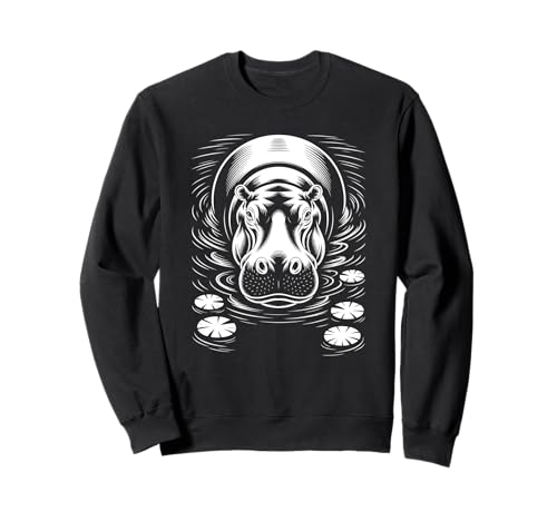 Niedliches Nilpferd-Zoo, Tierliebhaber, Geschenk für Erwachsene und Kinder Sweatshirt Niedliches Nilpferd-Zoo, Tierliebhaber, Geschenk für Erwachsene und Kinder Sweatshirt von Funny Hippopotamus Birthday Present Graphic Design
