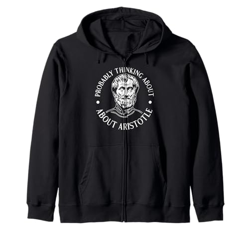 Wahrscheinlich Denken Sie an Aristoteles lustig für Männer und Frauen. Kapuzenjacke Wahrscheinlich Denken Sie an Aristoteles lustig für Männer und Frauen. Kapuzenjacke von Funny History Lover Products