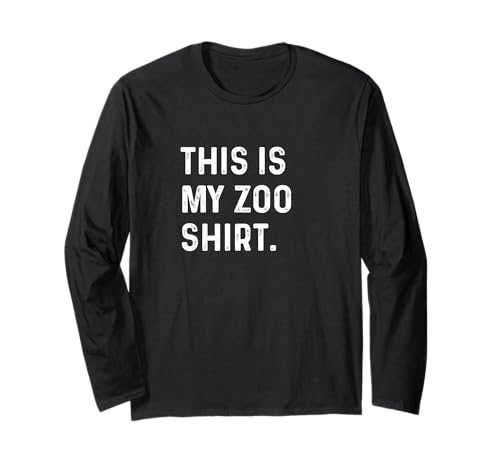 This is My Zoo Shirt – Lieblingstier Wildlife Kinder Eltern Langarmshirt von Funny Hobby Event Show Fair Convention Job by RJ