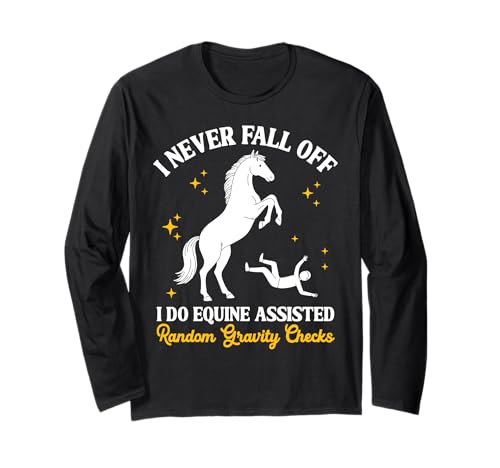Lustiges Reitsport Reiten Mädchen Pferdeliebhaber Langarmshirt Lustiges Reitsport Reiten Mädchen Pferdeliebhaber Langarmshirt von Funny Horse Lovers Apparel