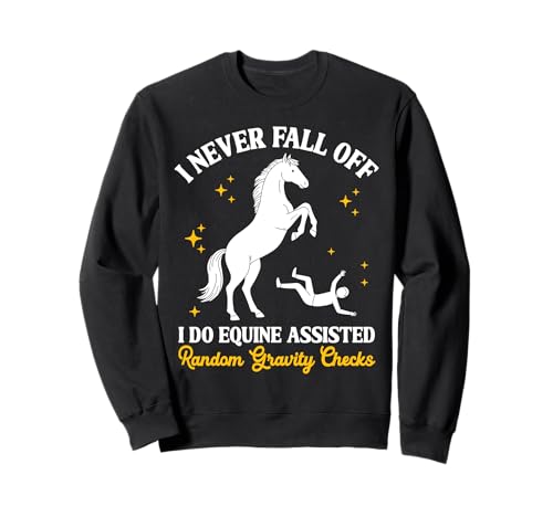 Lustiges Reitsport Reiten Mädchen Pferdeliebhaber Sweatshirt von Funny Horse Lovers Apparel