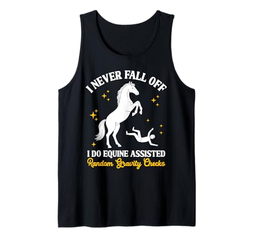 Lustiges Reitsport Reiten Mädchen Pferdeliebhaber Tank Top von Funny Horse Lovers Apparel
