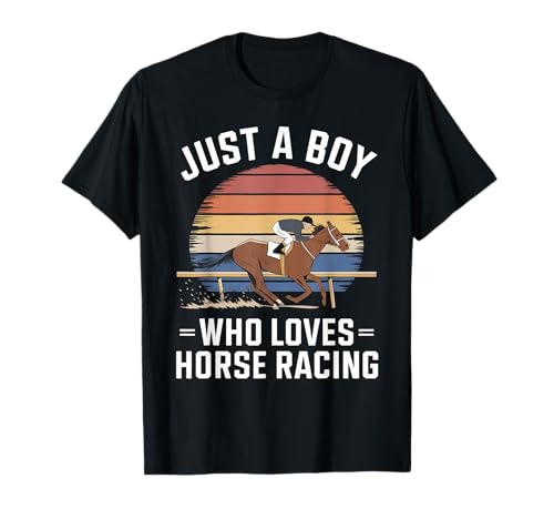 Nur EIN Junge, der Pferderennen liebt, Sport, Pferderennen für Kinder T-Shirt Nur EIN Junge, der Pferderennen liebt, Sport, Pferderennen für Kinder T-Shirt von Funny Horse Racing Apparel for Men Women