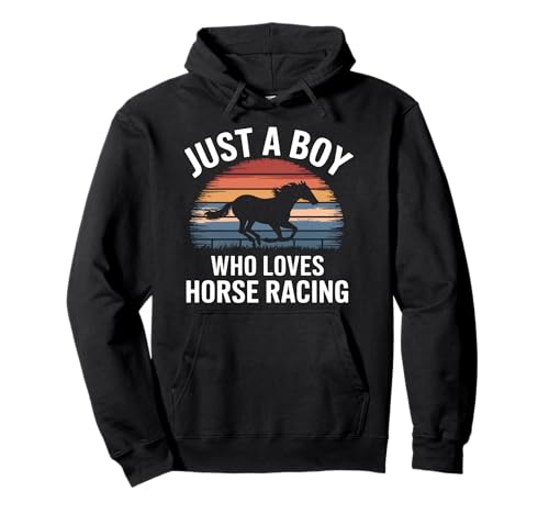 Nur EIN Junge, der Pferderennen liebt Jockey Pferderennen für Kinder Pullover Hoodie Nur EIN Junge, der Pferderennen liebt Jockey Pferderennen für Kinder Pullover Hoodie von Funny Horse Racing Apparel for Men Women