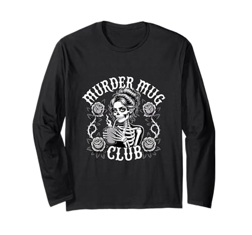 Tasse Murder Club Hot Chocolate Girls Langarmshirt Tasse Murder Club Hot Chocolate Girls Langarmshirt von Funny Hot Cocoa Tshirts Chocolate Lovers