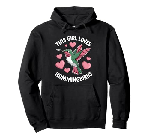 Kolibri-Mädchen, lustiger Kolibri Pullover Hoodie Kolibri-Mädchen, lustiger Kolibri Pullover Hoodie von Funny Hummingbirds Cute Hummingbird Design