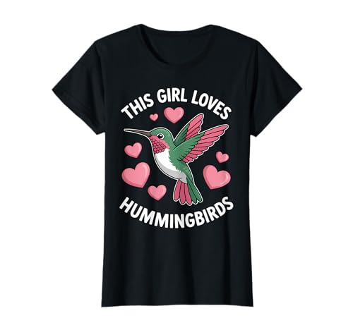 Kolibri-Mädchen, lustiger Kolibri T-Shirt Kolibri-Mädchen, lustiger Kolibri T-Shirt von Funny Hummingbirds Cute Hummingbird Design