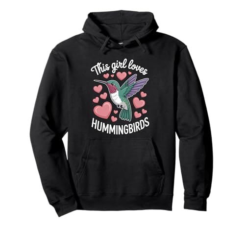 Kolibri-Mädchen, lustiger Kolibri Pullover Hoodie von Funny Hummingbirds Cute Hummingbird Designs
