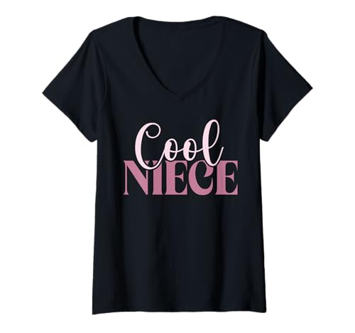 Damen Coole Nichte Humor Lustige tolle Nichte T-Shirt mit V-Ausschnitt Damen Coole Nichte Humor Lustige tolle Nichte T-Shirt mit V-Ausschnitt von Funny Humor Niece Gifts From Auntie