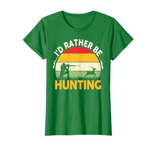 Hirschjagd-Shirt für Damen, Teenager, Mädchen, Id Rather Be Hunting T-Shirt Hirschjagd-Shirt für Damen, Teenager, Mädchen, Id Rather Be Hunting T-Shirt von Funny Hunting Gifts