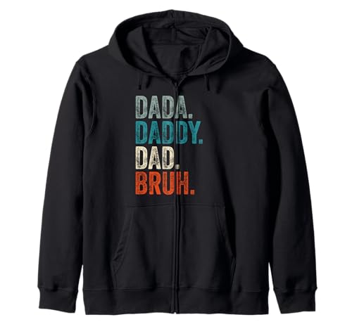 Dada Daddy Dad Bruh, Retro-Vintage-Stil, lustige Väter, Herren Kapuzenjacke Dada Daddy Dad Bruh, Retro-Vintage-Stil, lustige Väter, Herren Kapuzenjacke von Funny Husband Dad Father's Day Humor Co.