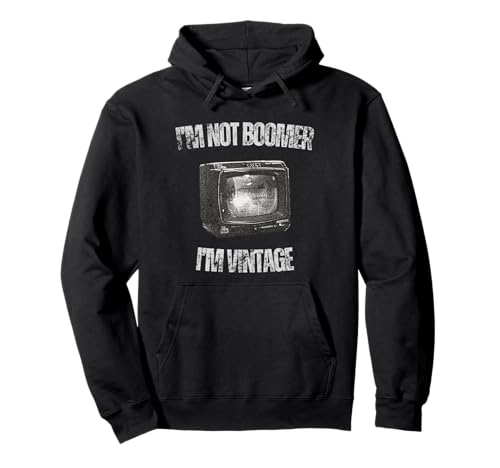 Lustiges Geschenk für Papa und Mama Vintage Fernsehen Pullover Hoodie Lustiges Geschenk für Papa und Mama Vintage Fernsehen Pullover Hoodie von Funny I'm Not Boomer I'm Vintage
