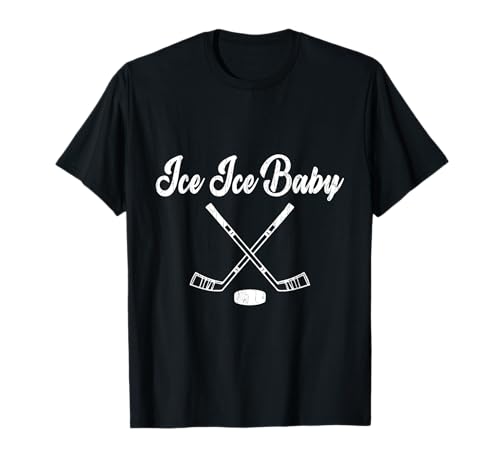 Eishockey-Baby, lustiger Spieler-Trainer, Wintersport-Grafik T-Shirt von Funny Ice Hockey Graphic & More
