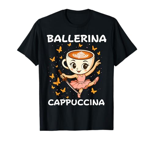 Ballerina Cappuccino Italienisch Brainrot Meme Samurai Kinder Mädchen T-Shirt Ballerina Cappuccino Italienisch Brainrot Meme Samurai Kinder Mädchen T-Shirt von Funny Internet Humor Cute Ninja Warrior Costume