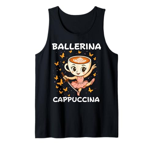 Ballerina Cappuccino Italienisch Brainrot Meme Samurai Kinder Mädchen Tank Top Ballerina Cappuccino Italienisch Brainrot Meme Samurai Kinder Mädchen Tank Top von Funny Internet Humor Cute Ninja Warrior Costume