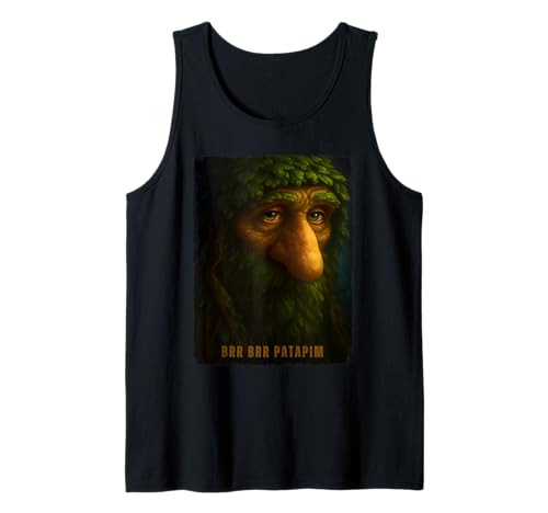 BRR BRR Patapim Italian Brainrot Meme im Vintage-Design für Kinder Tank Top BRR BRR Patapim Italian Brainrot Meme im Vintage-Design für Kinder Tank Top von Funny Internet Humor Italian Brainrot Retro Style