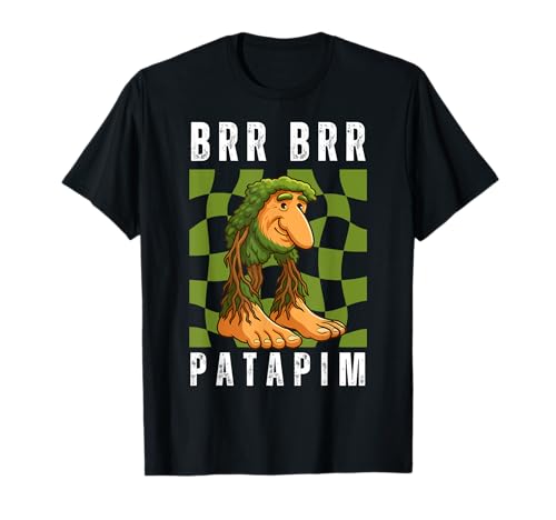 BRR BRR Patapim Lustiger Italienischer Brainrot-Meme-Charakter für Kinder T-Shirt BRR BRR Patapim Lustiger Italienischer Brainrot-Meme-Charakter für Kinder T-Shirt von Funny Internet Humor Meme Costume Kids Boys Girls