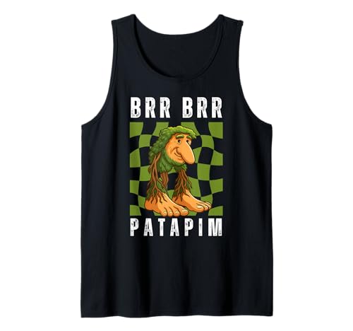 BRR BRR Patapim Lustiger Italienischer Brainrot-Meme-Charakter für Kinder Tank Top BRR BRR Patapim Lustiger Italienischer Brainrot-Meme-Charakter für Kinder Tank Top von Funny Internet Humor Meme Costume Kids Boys Girls